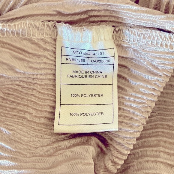 Jack by BB Dakota gold metallic tank top sleeveless blouse size S - Picture 5 of 7